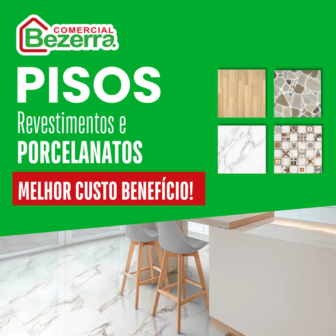 Pisos, revestimentos e porcelanatos com o melhor custo-benefício